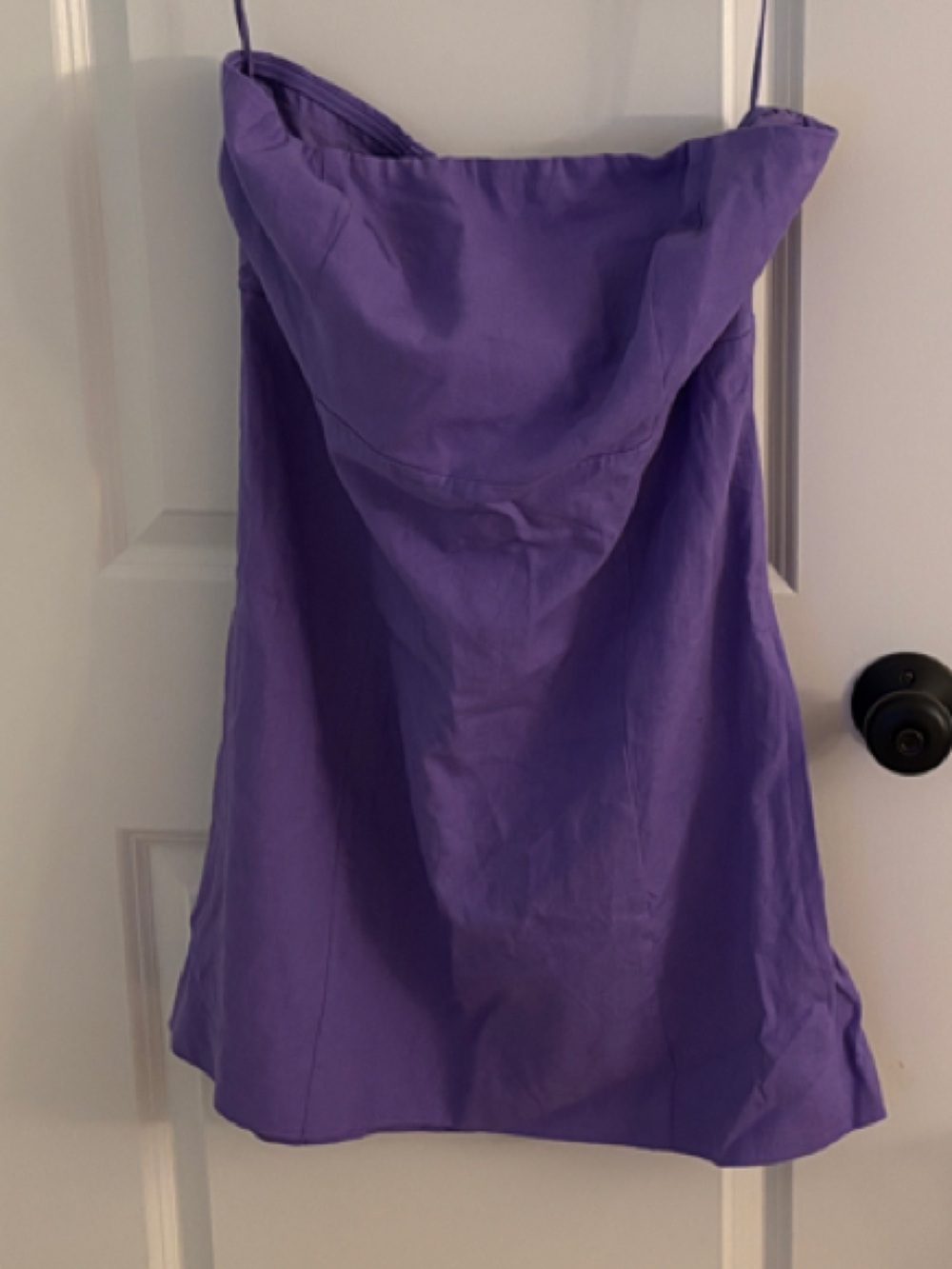 GAP Factory Strapless Purple Dress